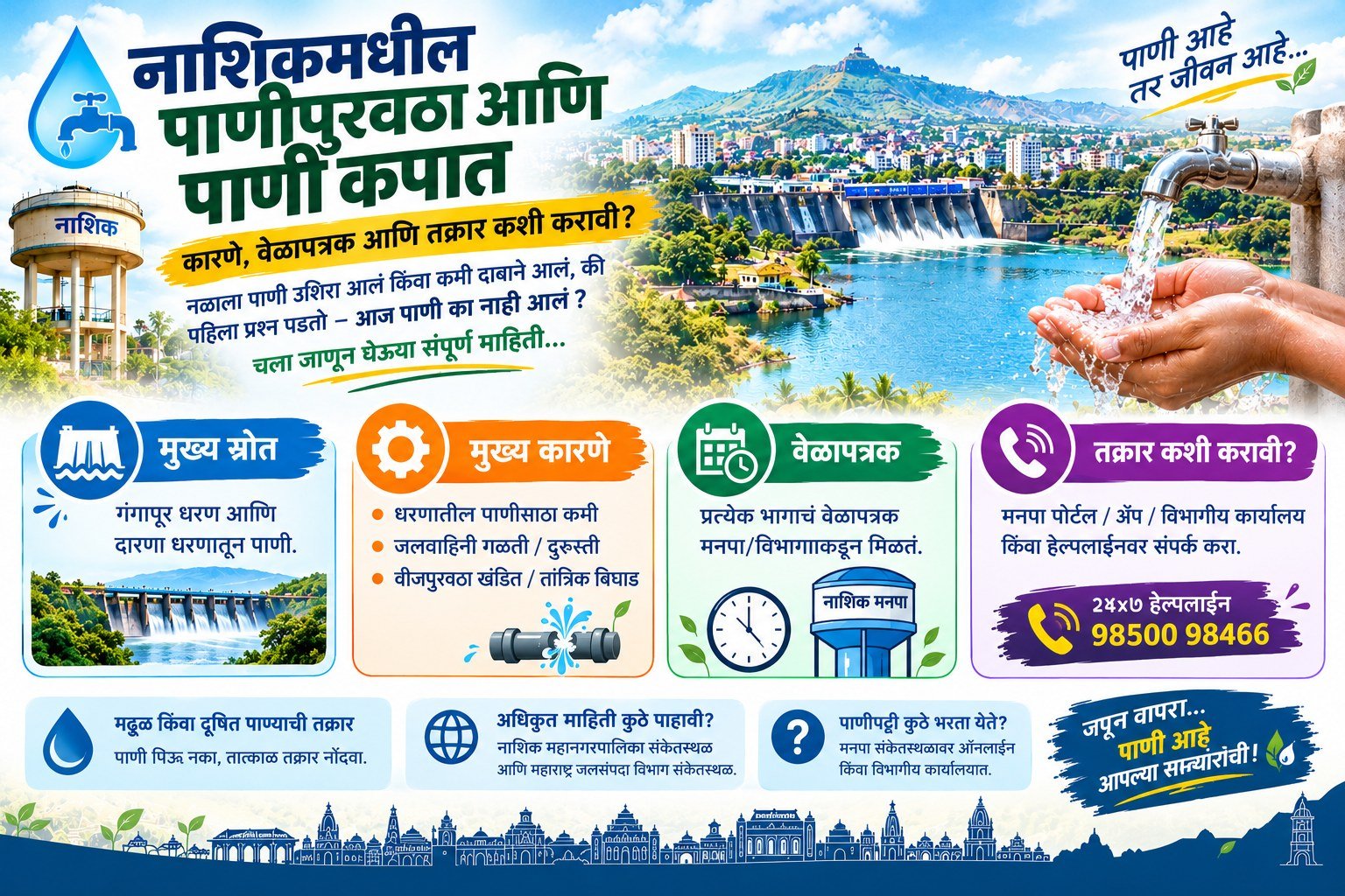 नाशिकमधील पाणीपुरवठा आणि पाणी कपात